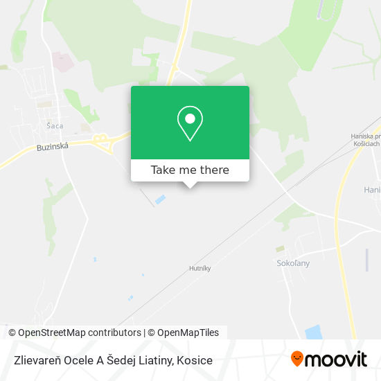 Zlievareň Ocele A Šedej Liatiny map