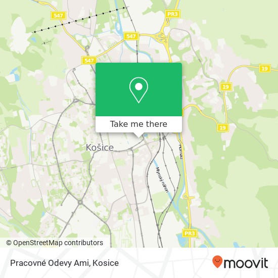 Pracovné Odevy Ami map