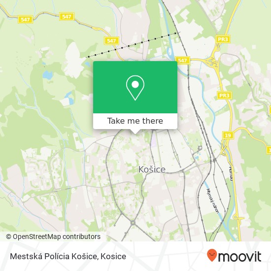 Mestská Polícia Košice map