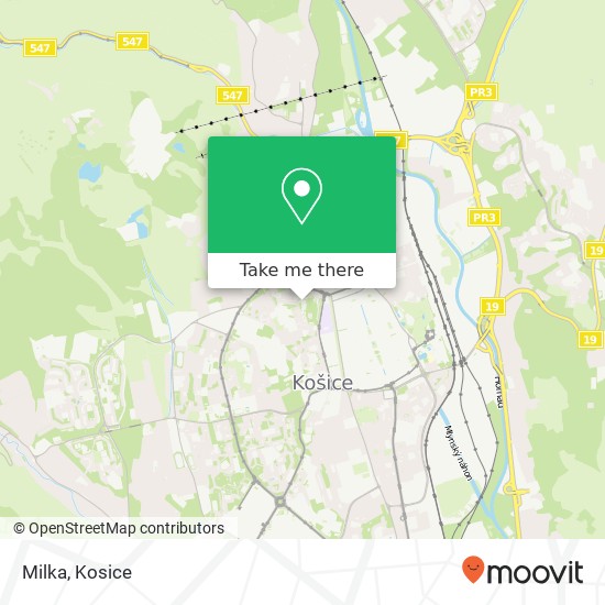 Milka map