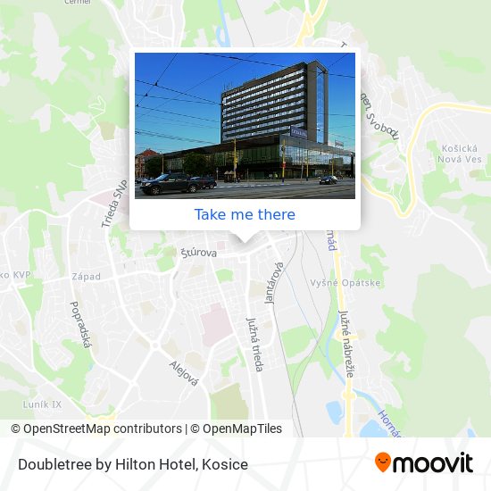 Doubletree by Hilton Hotel map