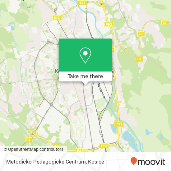 Metodicko-Pedagogické Centrum map