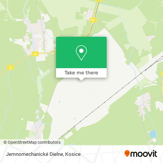 Jemnomechanické Dielne map