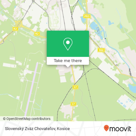 Slovenský Zväz Chovateľov map