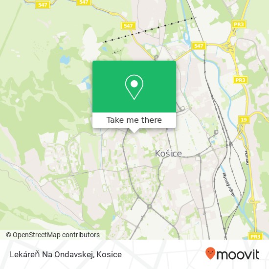 Lekáreň Na Ondavskej map