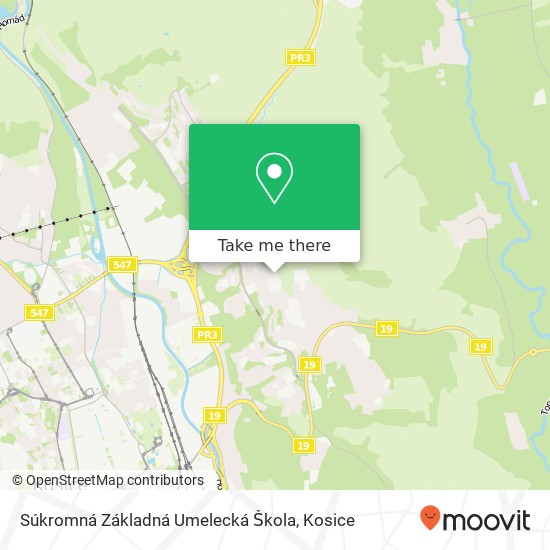 Súkromná Základná Umelecká Škola map