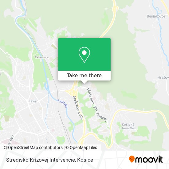 Stredisko Krízovej Intervencie map