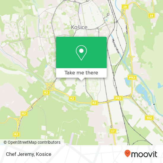 Chef Jeremy map