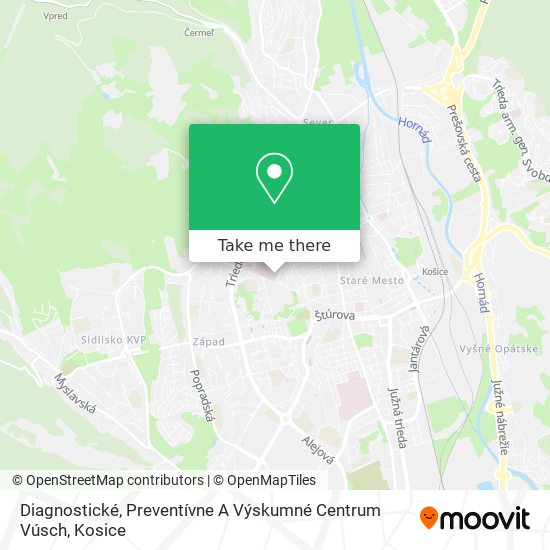 Diagnostické, Preventívne A Výskumné Centrum Vúsch map