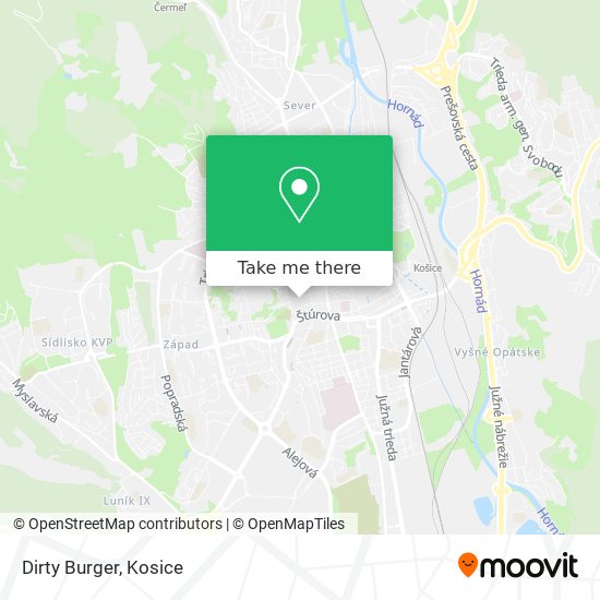 Dirty Burger map