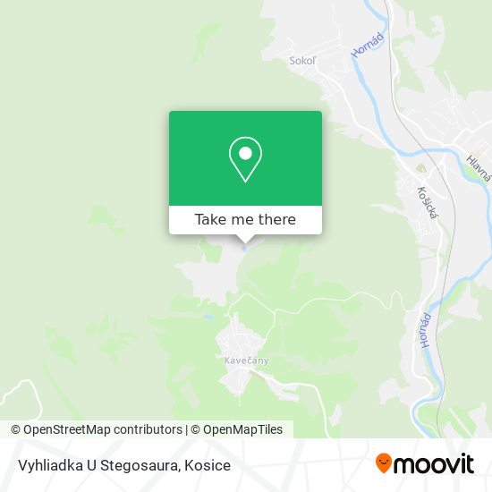 Vyhliadka U Stegosaura map