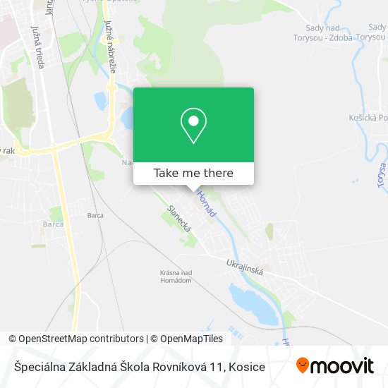 Špeciálna Základná Škola Rovníková 11 map