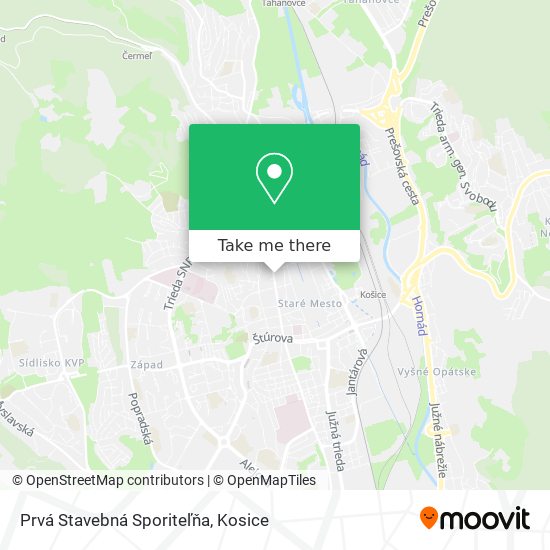 Prvá Stavebná Sporiteľňa map