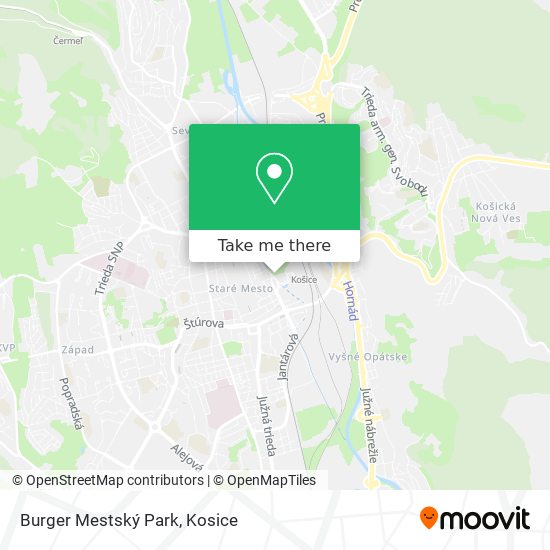 Burger Mestský Park map