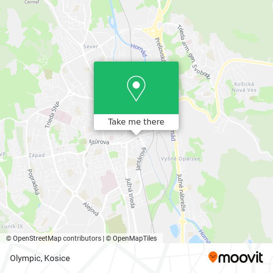 Olympic map