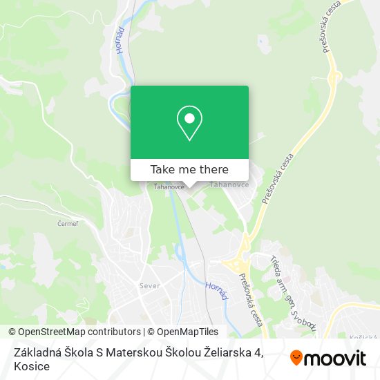 Základná Škola S Materskou Školou Želiarska 4 map