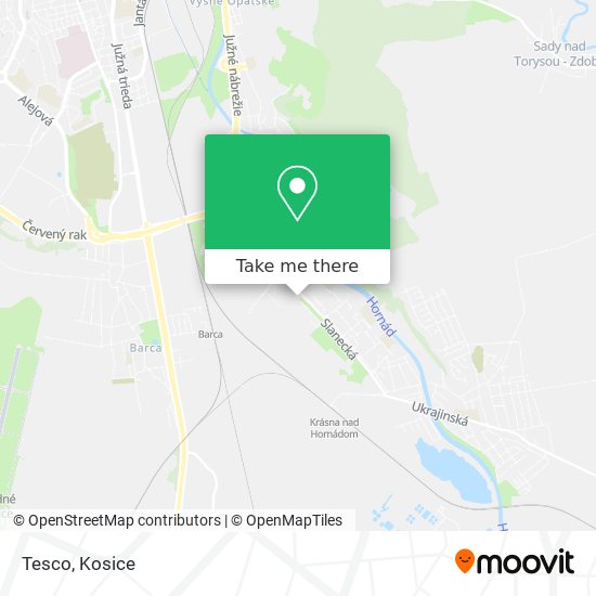 Tesco map