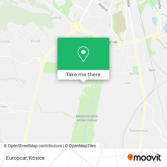 Europcar map