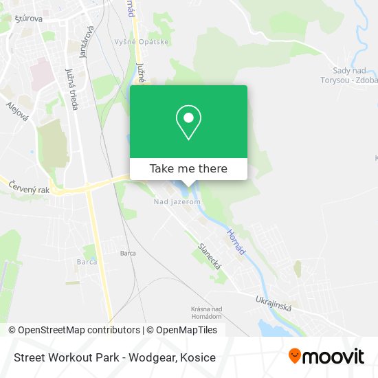 Street Workout Park - Wodgear map