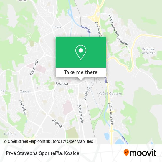 Prvá Stavebná Sporiteľňa map