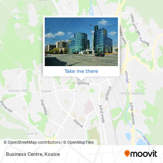 Business Centre map