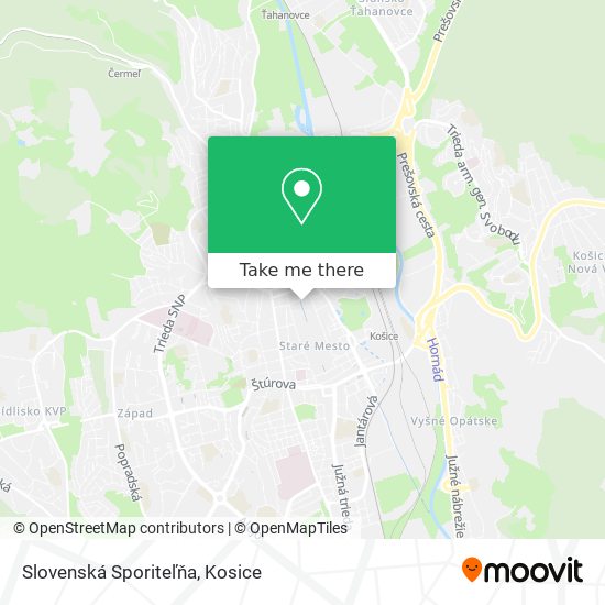 Slovenská Sporiteľňa map