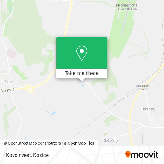 Kovoinvest map