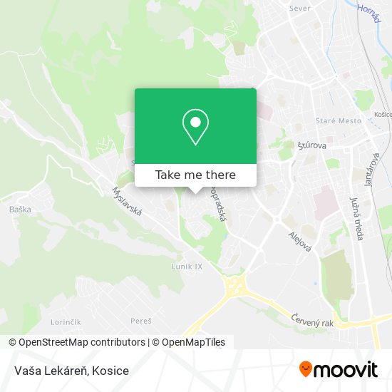 Vaša Lekáreň map