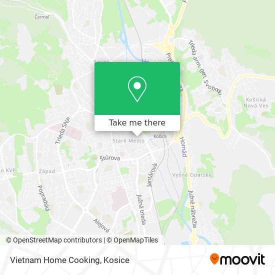 Vietnam Home Cooking map