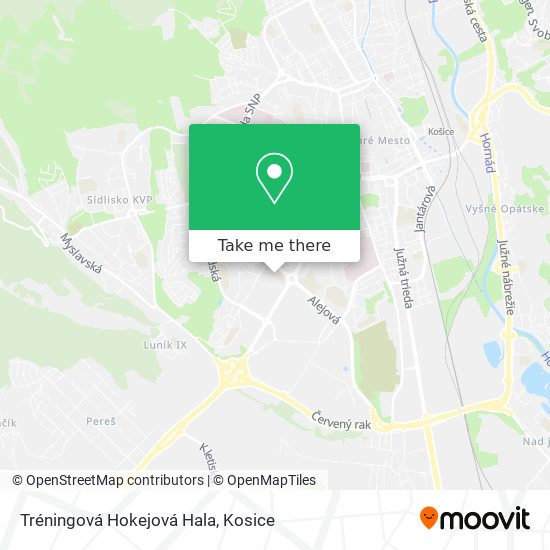 Tréningová Hokejová Hala map