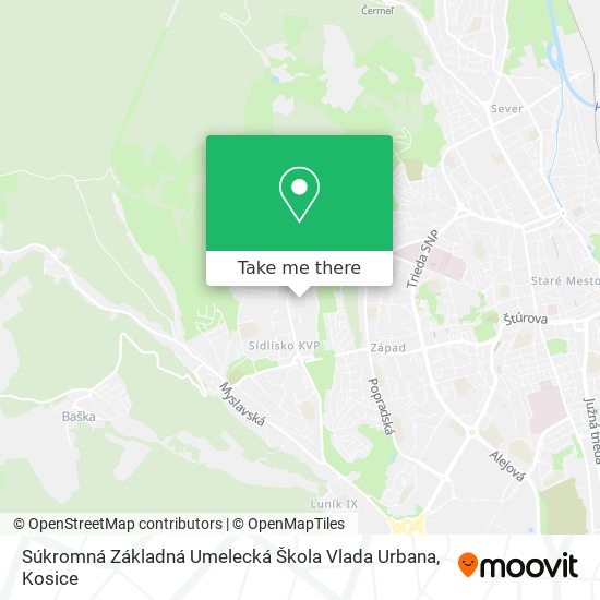 Súkromná Základná Umelecká Škola Vlada Urbana map