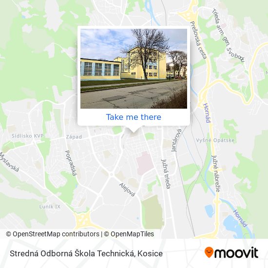 Stredná Odborná Škola Technická map