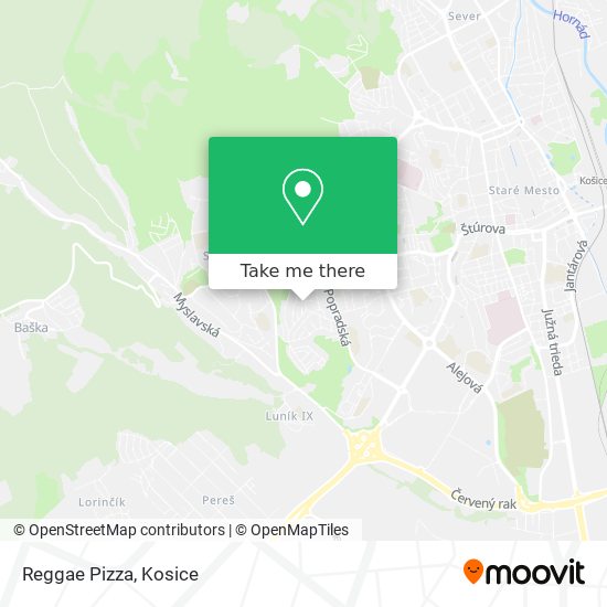 Reggae Pizza map