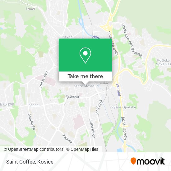 Saint Coffee map