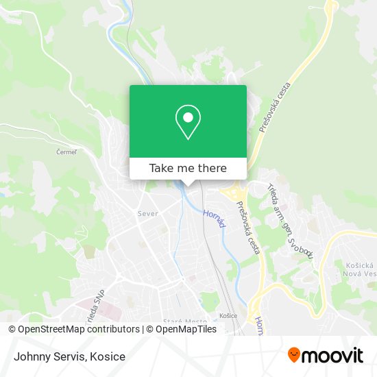 Johnny Servis map