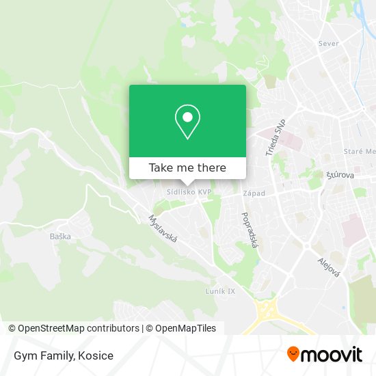 Gym Family map