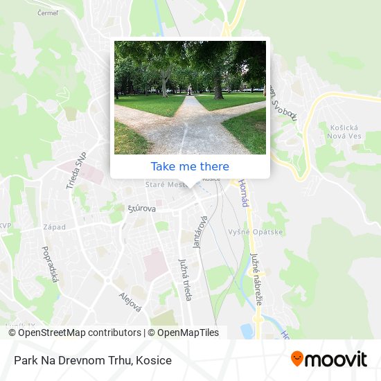 Park Na Drevnom Trhu map