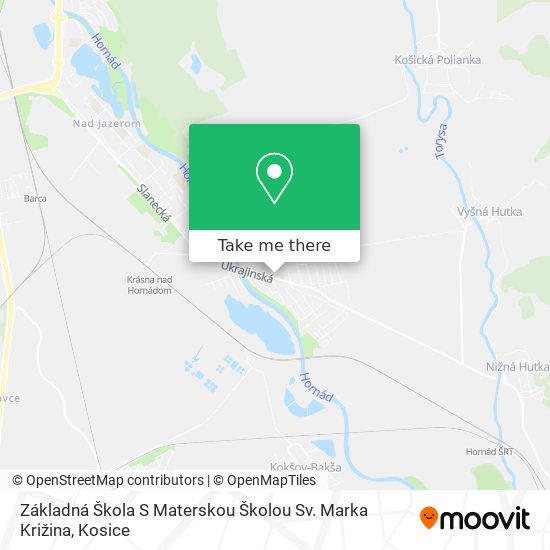 Základná Škola S Materskou Školou Sv. Marka Križina map