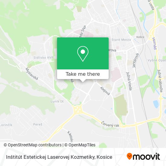 Inštitút Estetickej Laserovej Kozmetiky map