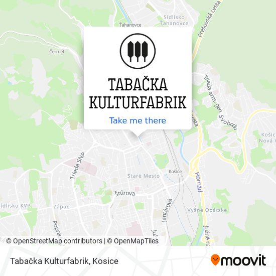 Tabačka Kulturfabrik map