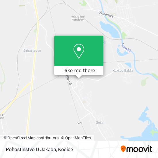 Pohostinstvo U Jakaba map