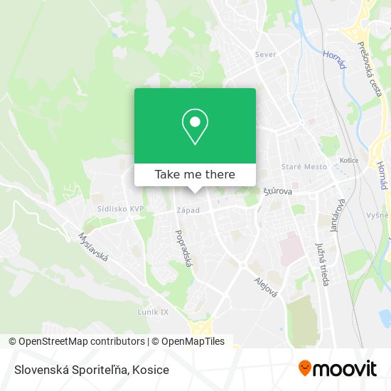 Slovenská Sporiteľňa map