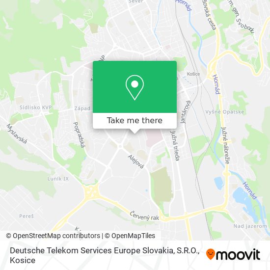 Deutsche Telekom Services Europe Slovakia, S.R.O. map