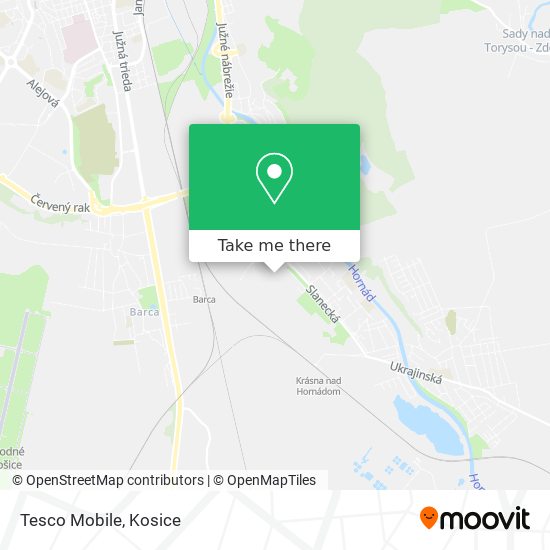 Tesco Mobile map