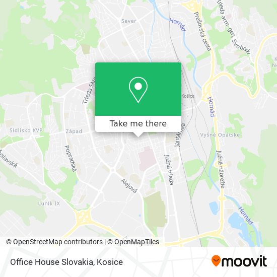 Office House Slovakia map