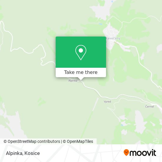 Alpinka map