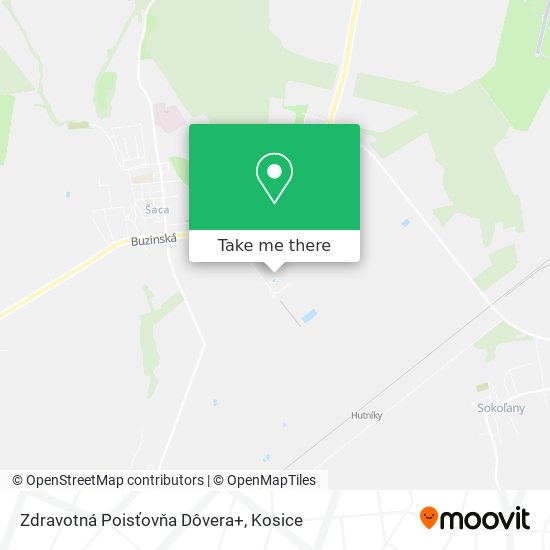 Zdravotná Poisťovňa Dôvera+ map