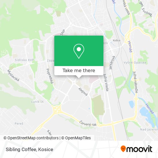 Sibling Coffee map