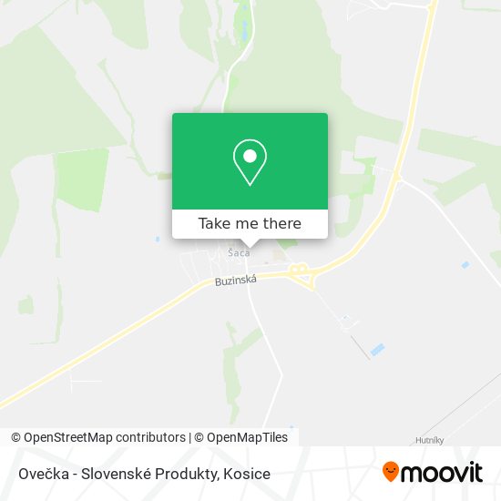 Ovečka - Slovenské Produkty map