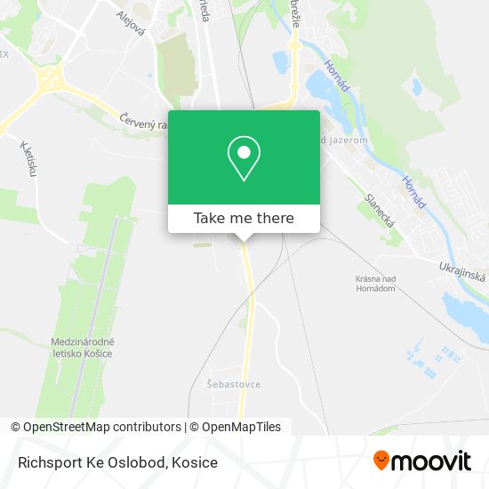 Richsport Ke Oslobod map